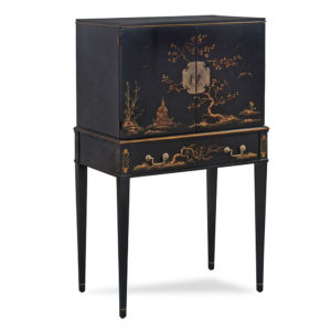 Lovely Silver Cabinet in Chinoiserie style.