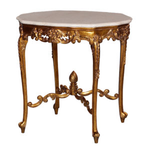 Center Table, Louis XV, Marble Top