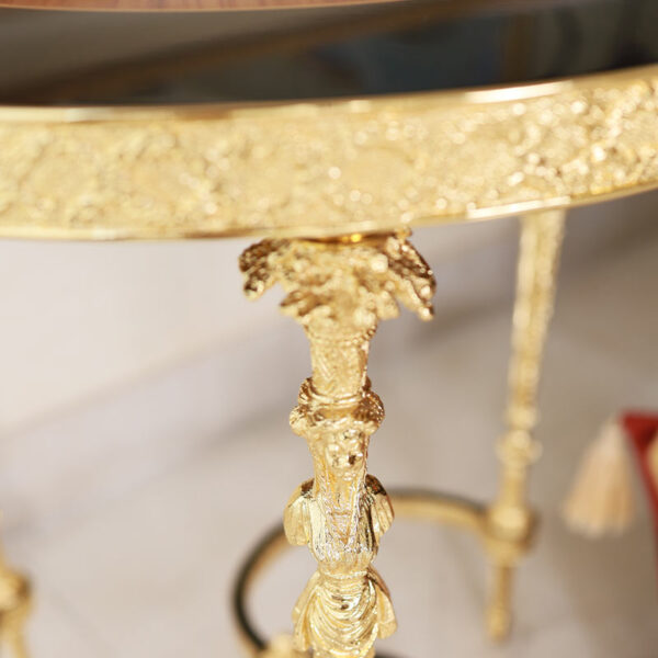 Minotti, Gold Brass Table