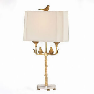 Brass Bird Table Lamp