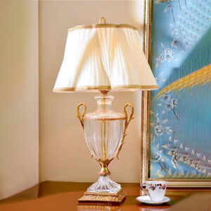 Crystal Vase Table Lamp