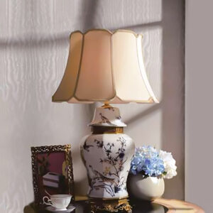 Decorated Ceramic Lamp