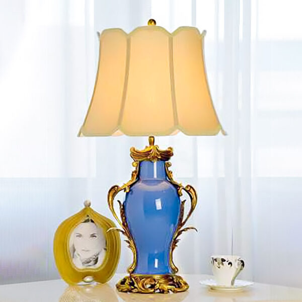 Elegant Blue Table Lamp